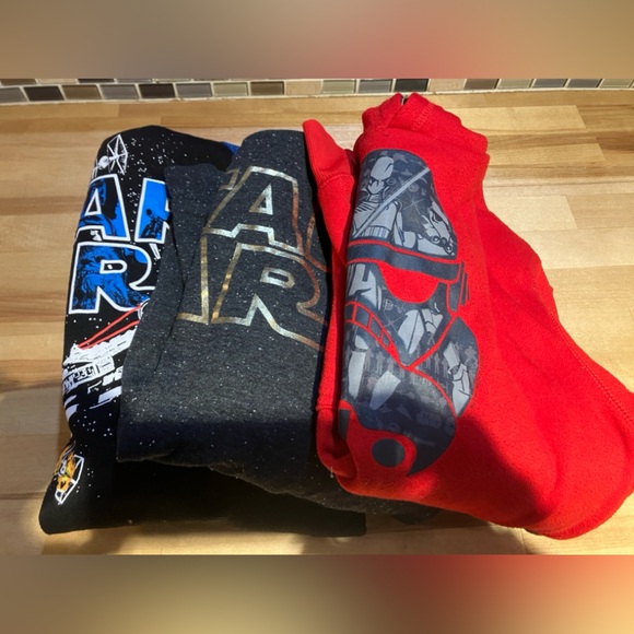 Star Wars Other - Bundle of three Star Wars hoodies, excellent condition, size boys extra large